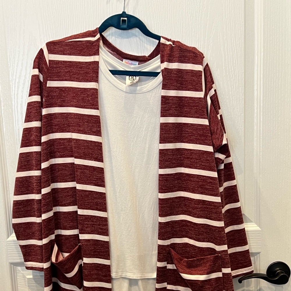 Tiered Tunic & Long Cardigan